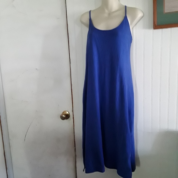 J CREW  Blue  dress Size M - Picture 4 of 8